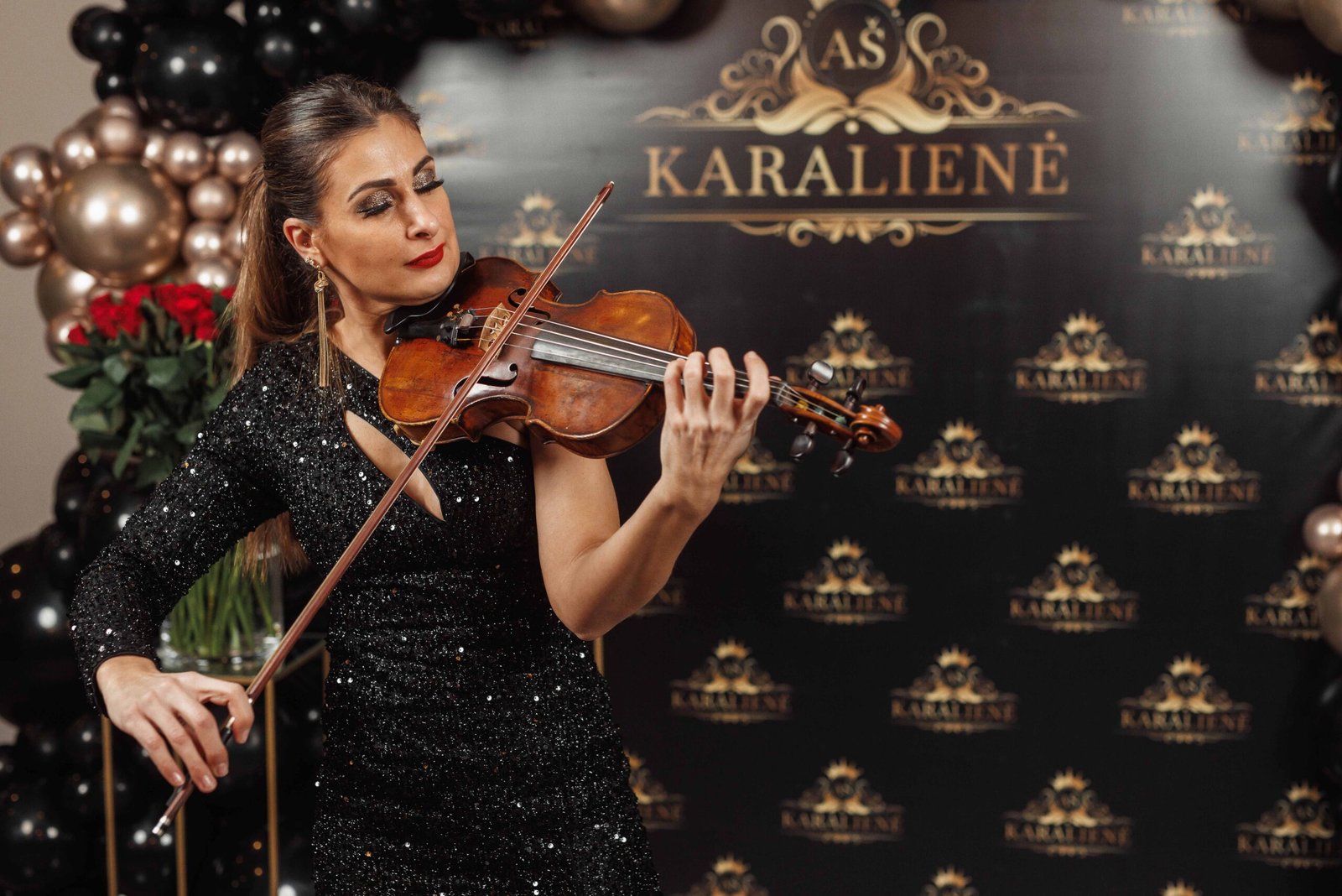 Smuikininkė Rovena Žiogė, Lauryno Martinkaus nuotr.