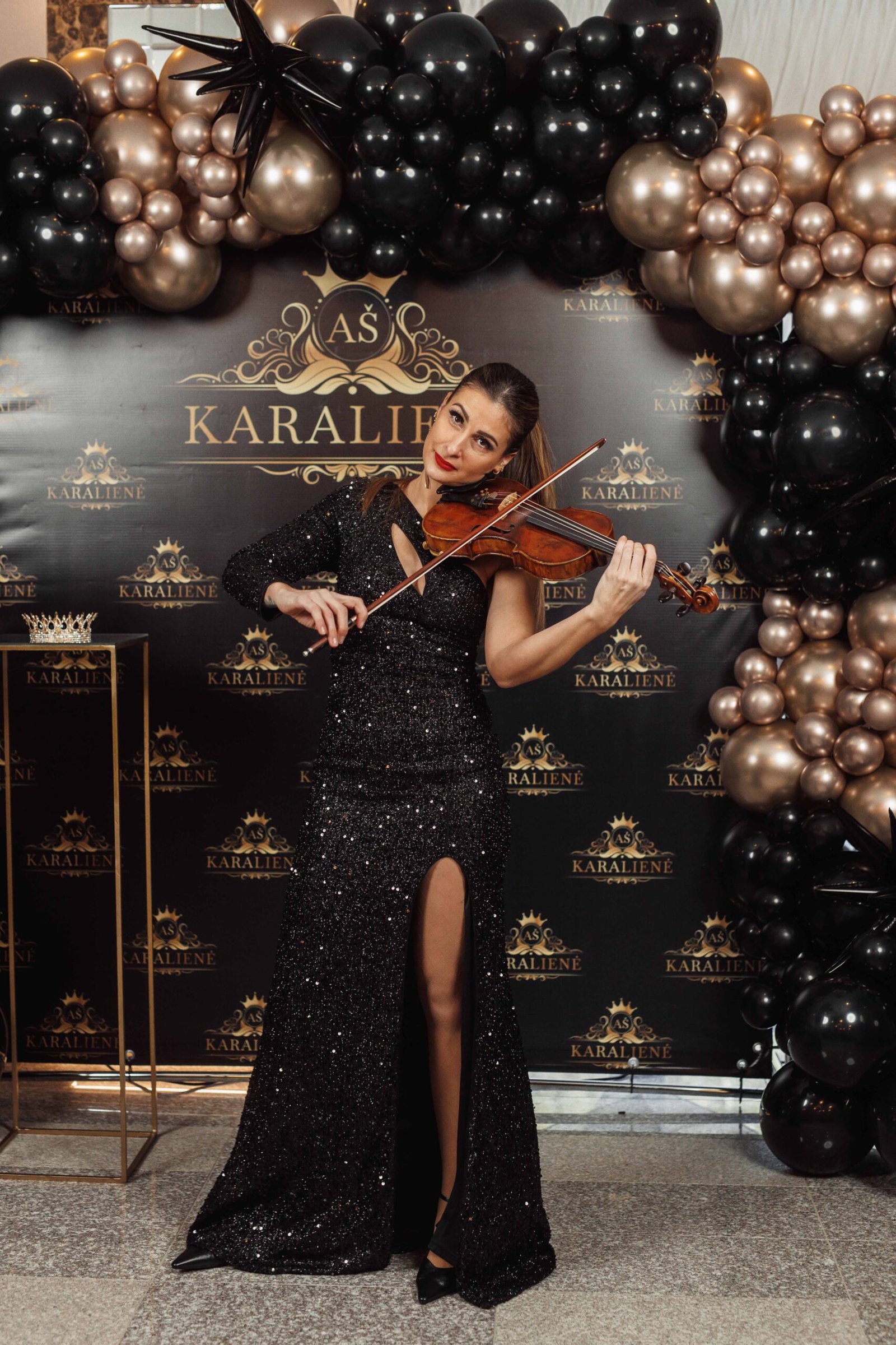 Smuikininkė Rovena Žiogė, Lauryno Martinkaus nuotr.