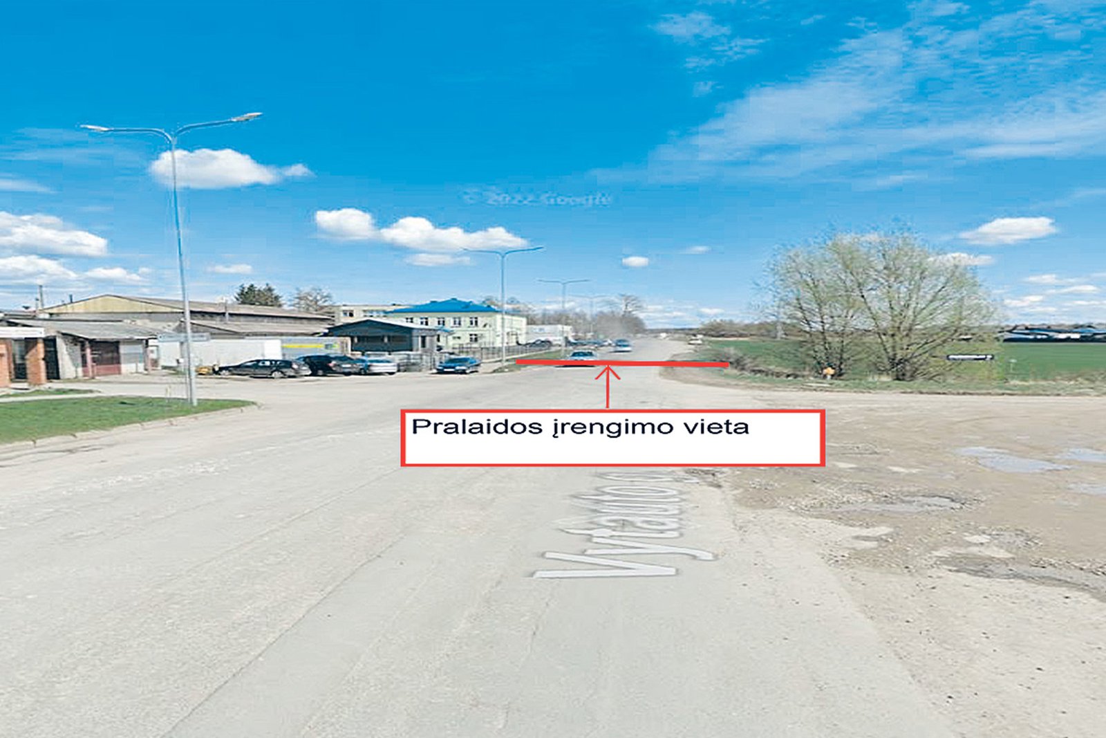 Laikini eismo pakitimai dėl būtinų lietaus nuotekų pralaidos įrengimo darbų