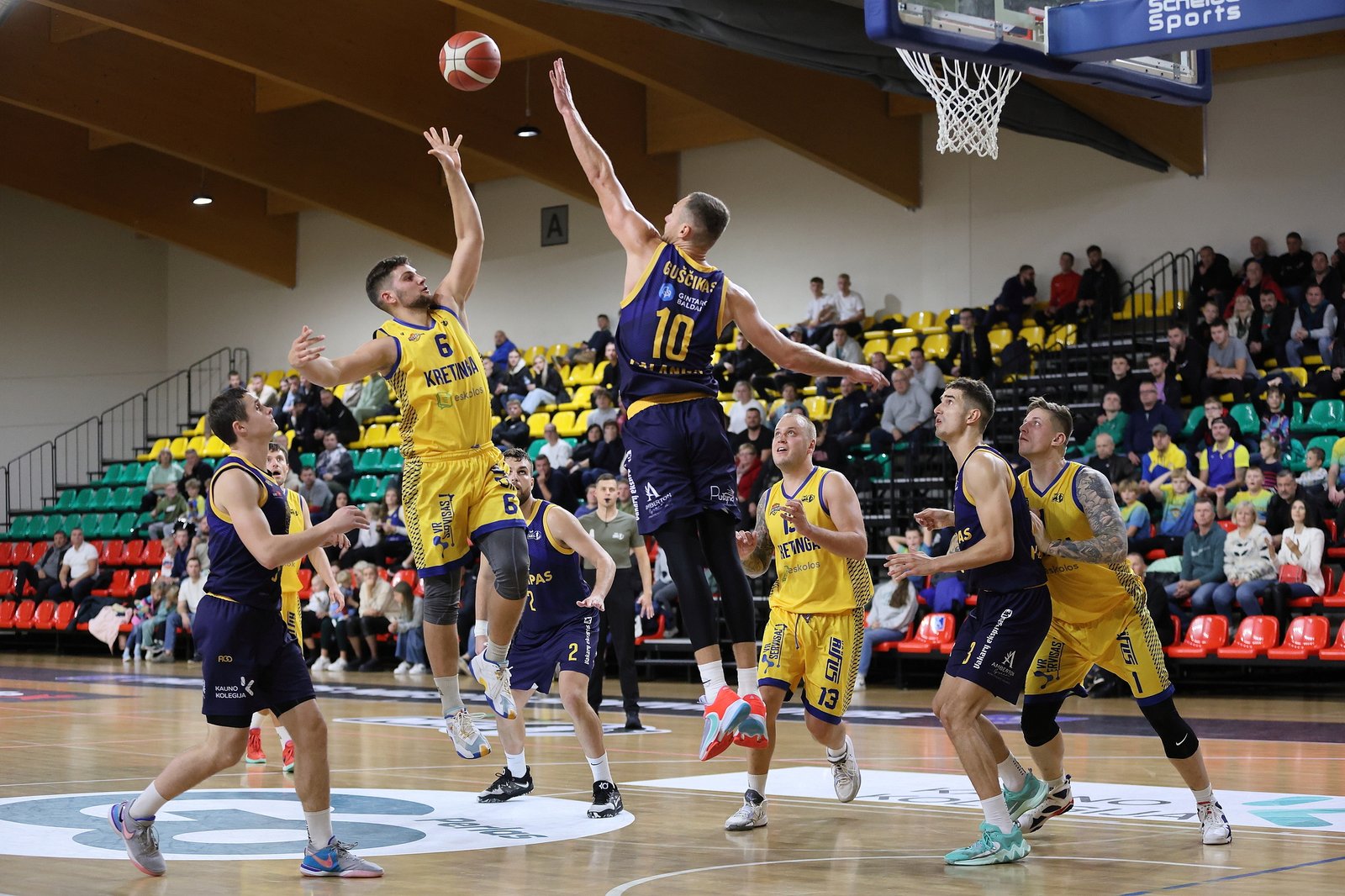 Po įtemptos kovos „Olimpas“ laimėjo prieš kretingiškius