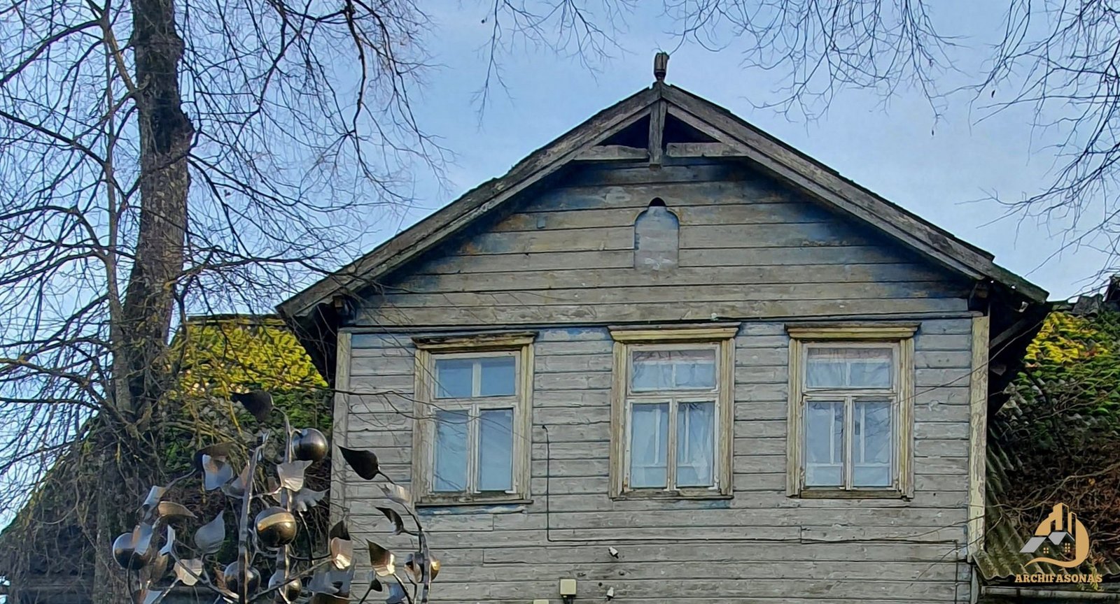 Buvęs žydų štetlo namas Darbėnuose (Kretingos r.), 2021 m. / Archifasono nuotr.