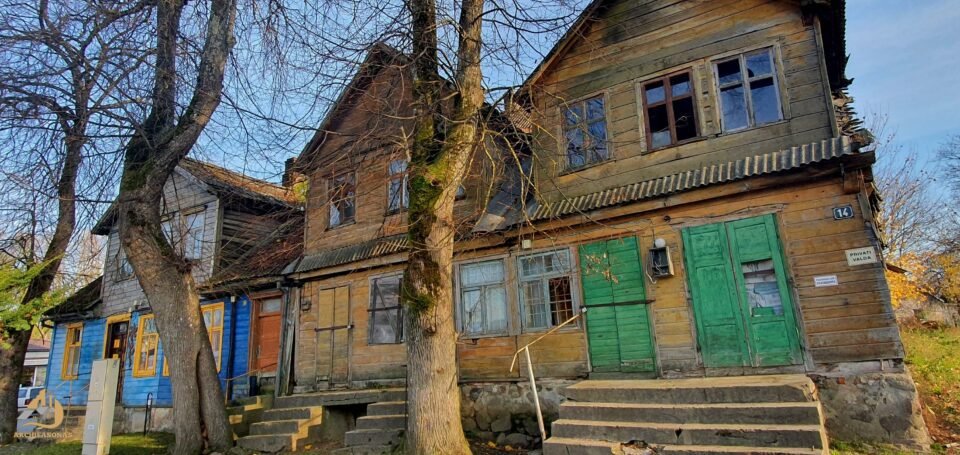 Buvęs žydų štetlo namas Darbėnuose (Kretingos r.), 2021 m. / Archifasono nuotr.