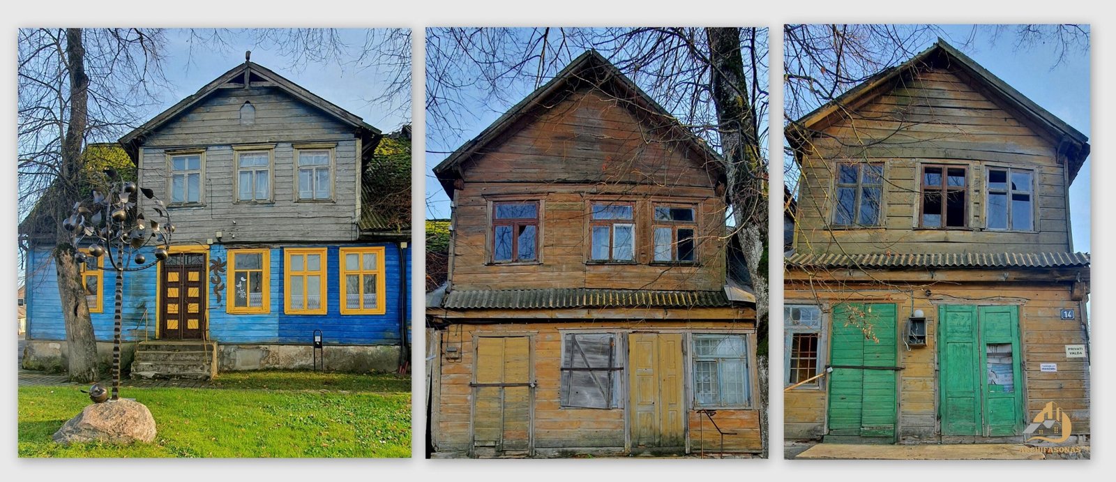 Buvęs žydų štetlo namas Darbėnuose (Kretingos r.), 2021 m. / Archifasono nuotr.