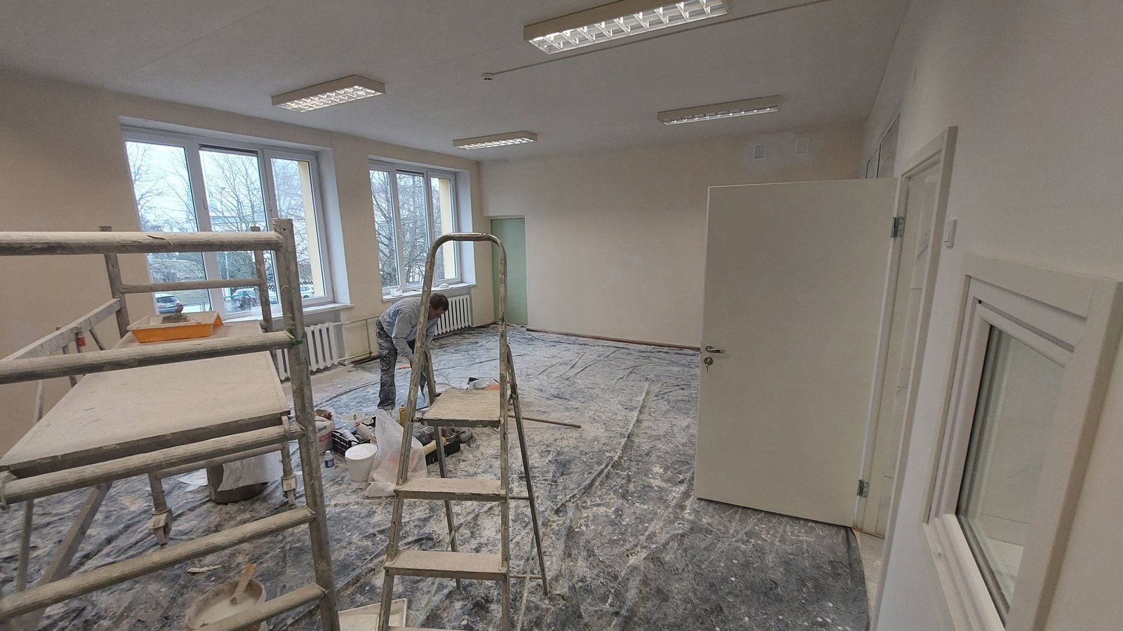 Salantų gimnazijos ikimokyklinio ugdymo skyriuje „Rasa“ – remonto darbai