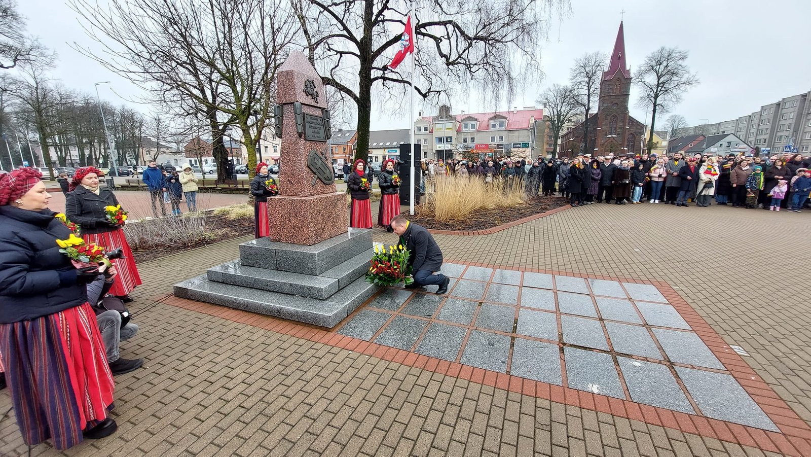 Kretingos rajono mero Antano Kalniaus sveikinimas Lietuvos valstybės atkūrimo dienos proga