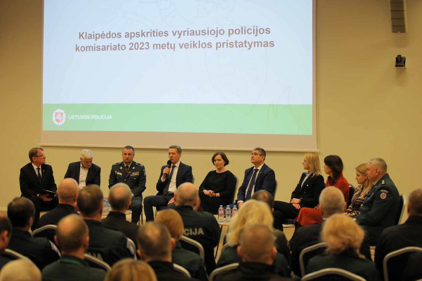 Visuomenei pristatyti Klaipėdos apskrities VPK 2023 m. veiklos rezultatai