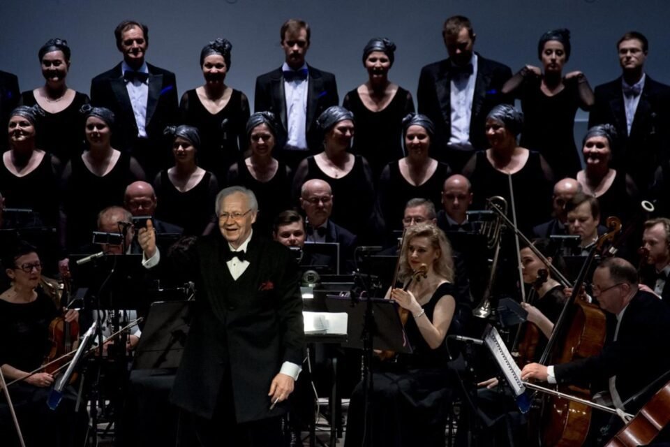 S.Domarko 80 m. jubiliejui skirto koncerto „Operetės šventė“ akimirkos. Olesios Kasabovos nuotr.