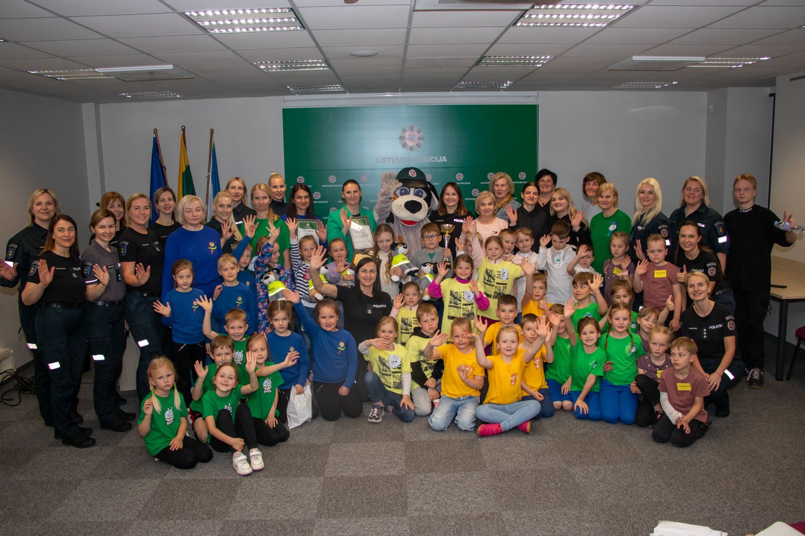 Klaipėdos apskrityje vykusio konkurso „Saugiausia ikimokyklinio ugdymo įstaiga“ nugalėtojais tapo Klaipėdos rajoną atstovavę mažieji