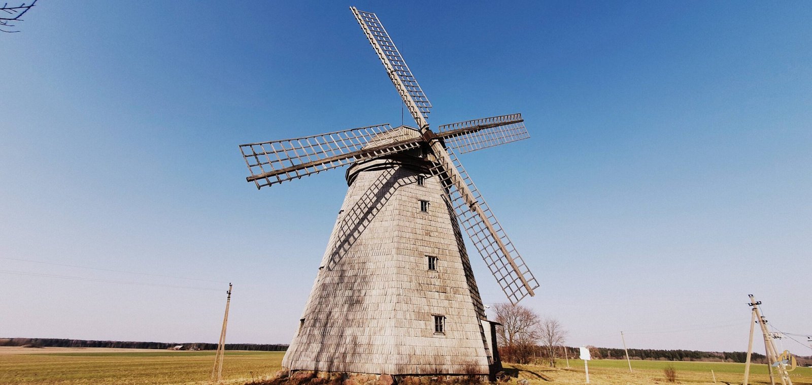 Lazdininkų vėjo malūnas (Kretingos r.), 2024 m. / Archifasono nuotr.