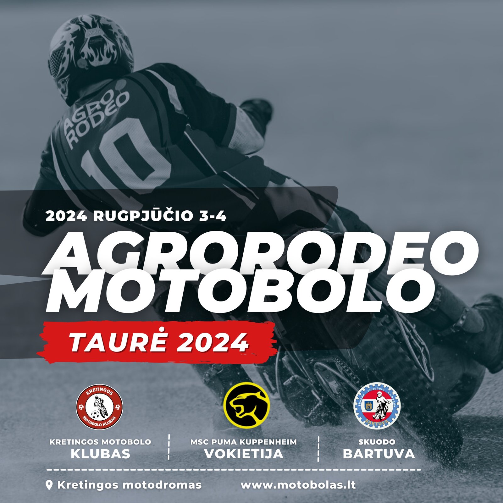 Rugpjūčio 3-4 d. Kretingoje vyks “Agrorodeo Motobolo Taurė 2024”