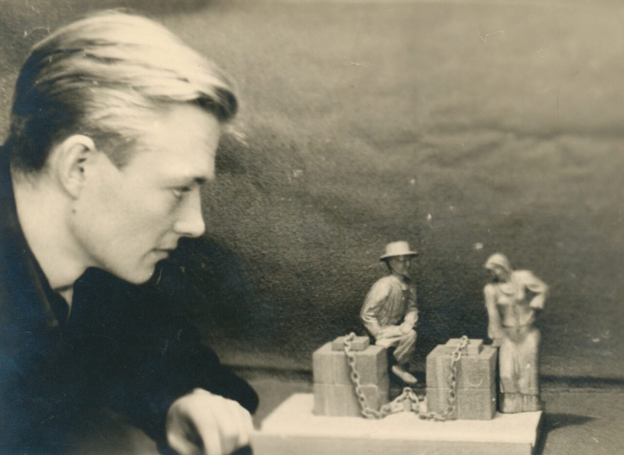 A. Mončys Miunchene 1946 m. Nuotr. iš knygos „Per toli gyvenu. Antano Mončio susirašinėjimai“. artseria, 2015