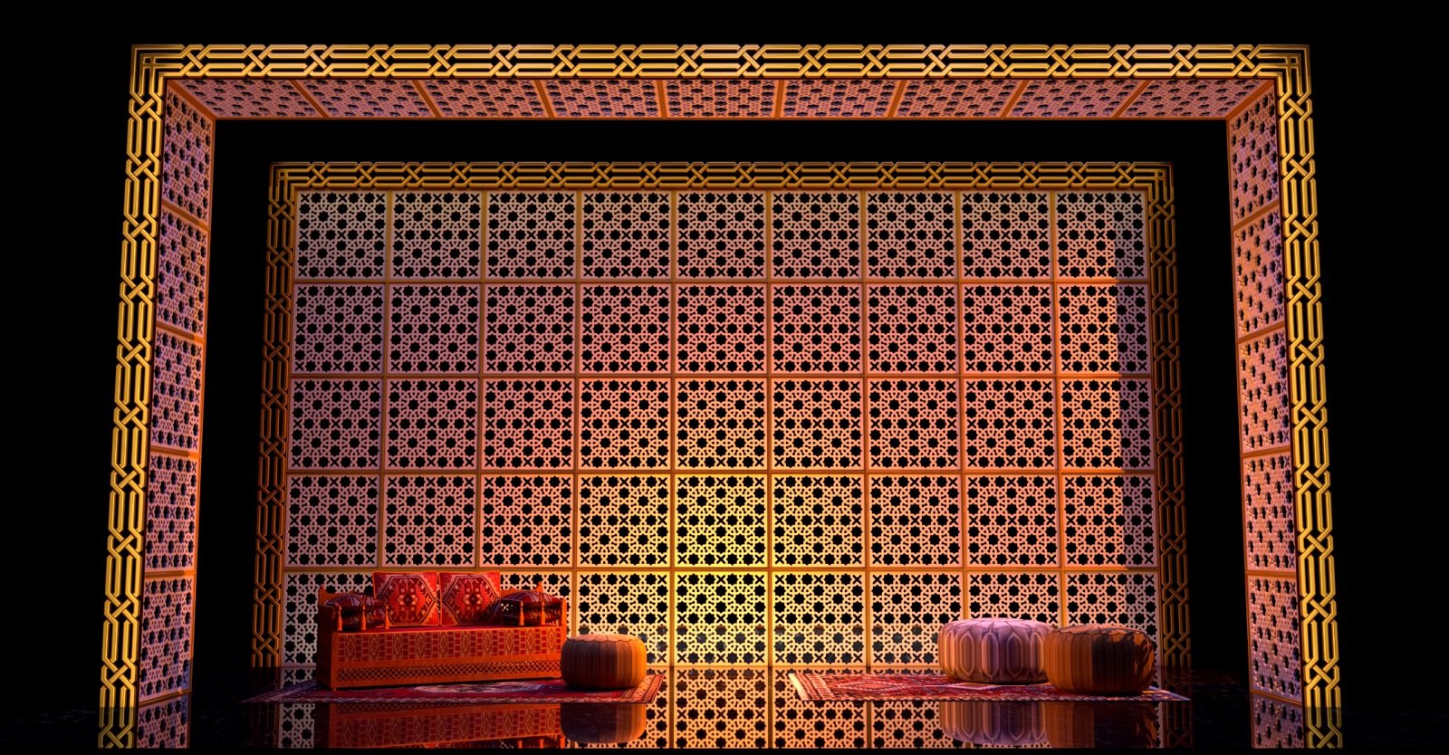 „Tūkstantis ir viena naktis“.FOTO: CARLOS SANTOS SABRERA ESKIZAS