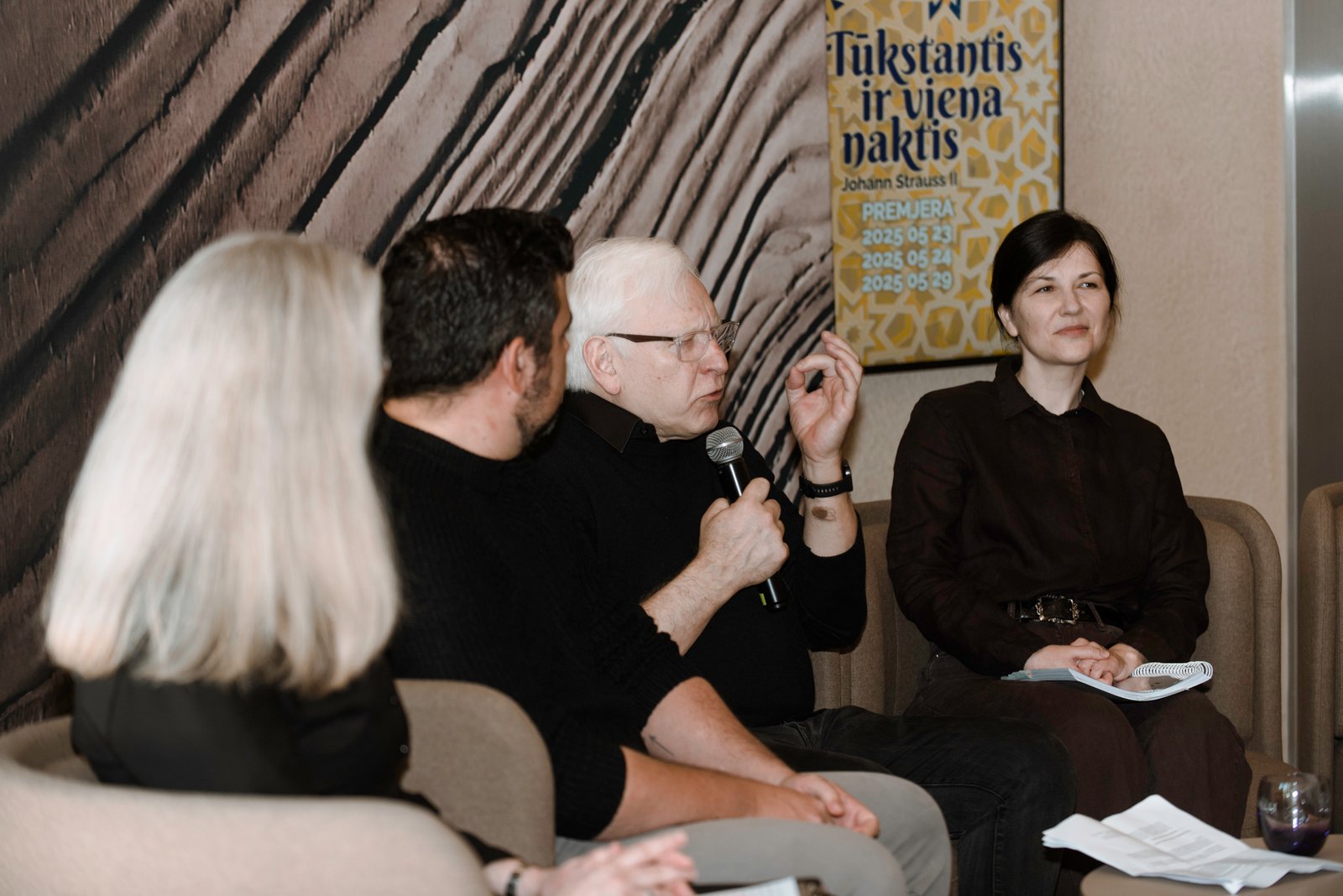 Operetės „Tūkstantis ir viena naktis“ pristatymo spaudos konferencija. Prokadras.lt nuotr.