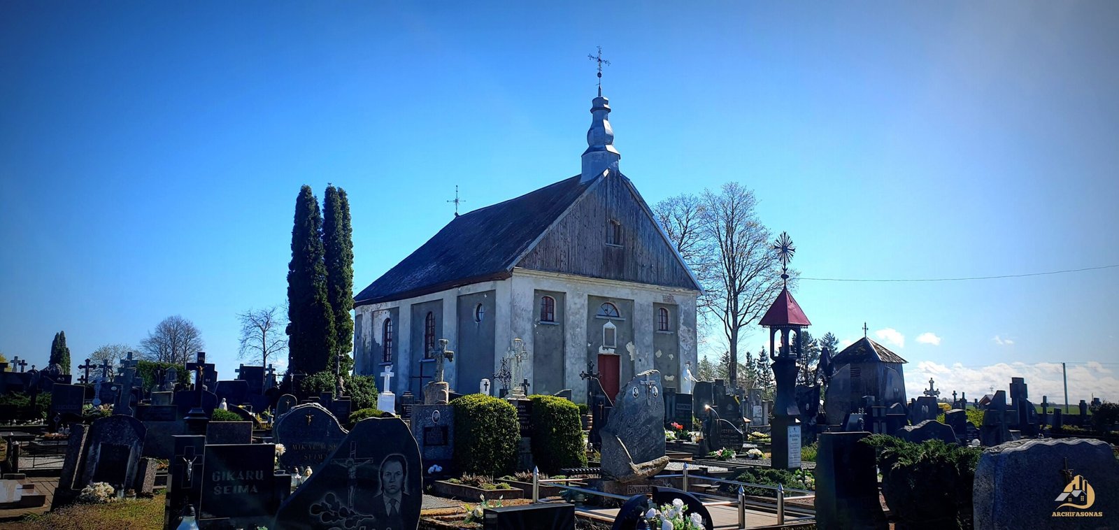 Gargždelės Šv. Barboros kapinių koplyčia (Kretingos r.), 2024 m. / Archifasono nuotr.