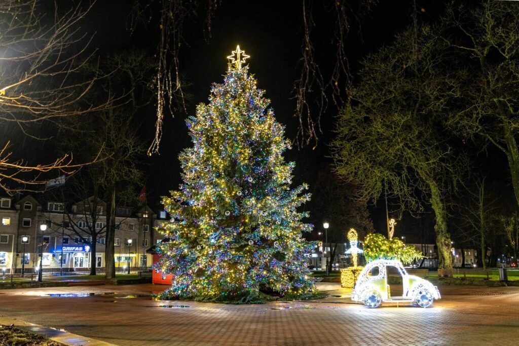 2024 m. Kalėdų eglė Kretingoje