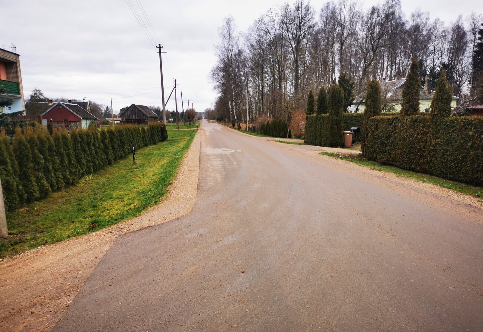 Išasfaltuotas Kūlupėnų kaimo Lino gatvės ruožas