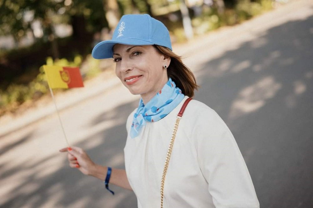 Ilona Stankvečienė Vilniuje, Dainų šventėje. Asmeninio albumo nuotr.