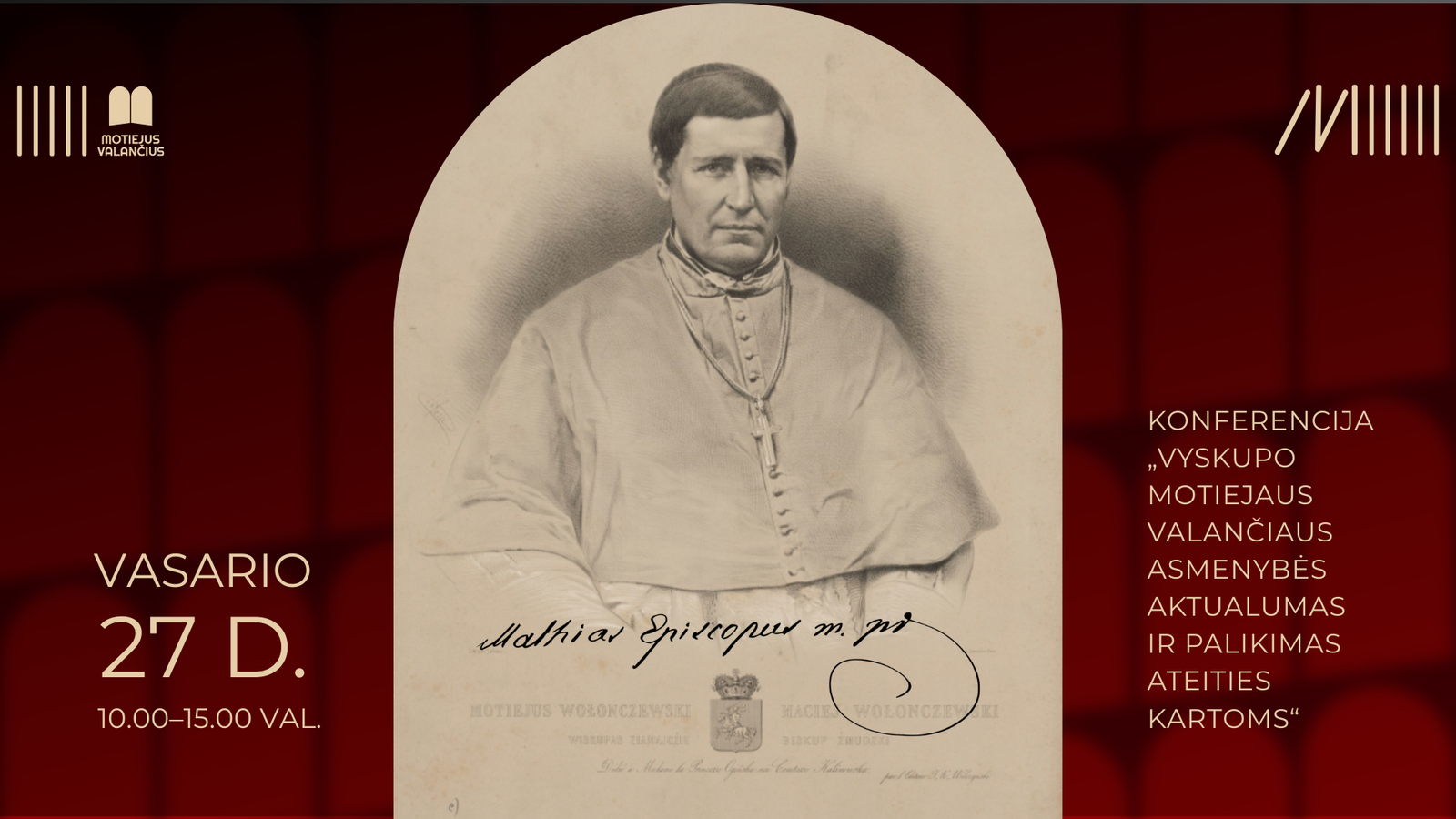 Kretingoje – konferencija Motiejaus Valančiaus metams paminėti