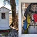 Rūdaičių kapinyno koplytėlė. Fotografuota J. Klietkutės, 2012 m.