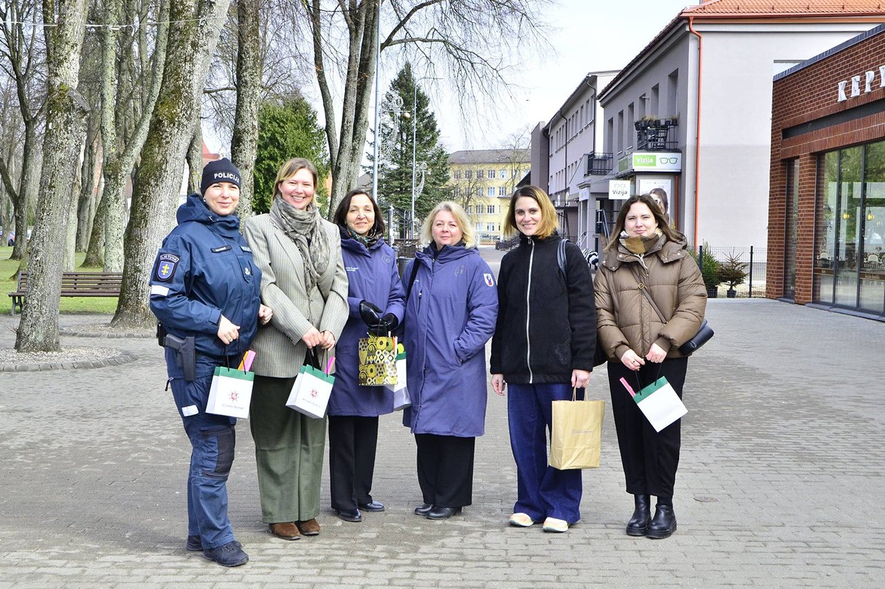 Artėjant Saugaus eismo dienai Kretingoje surengta prevencinė akcija