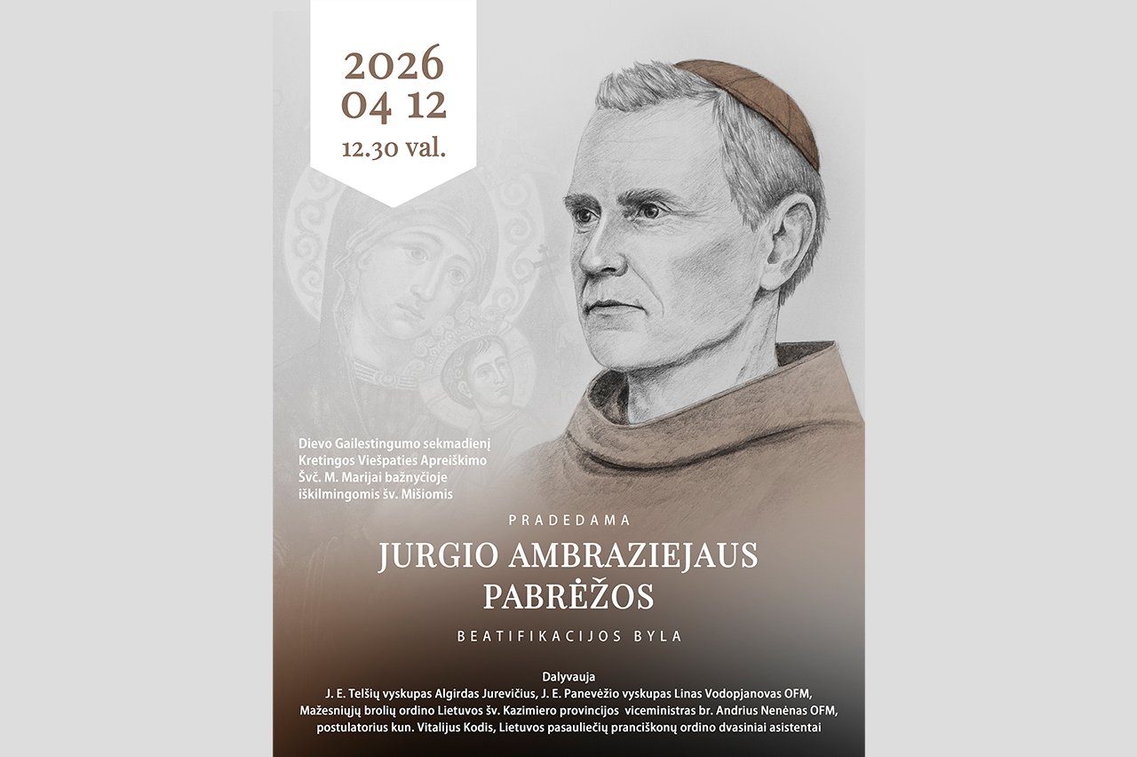 Pradedama pirmoji istorijoje Lietuvos pranciškono beatifikacijos byla