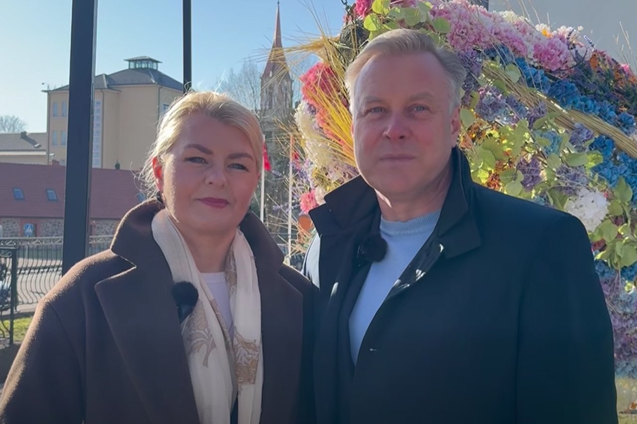 Kretingos rajono mero Antano Kalniaus sveikinimas šv. Velykų proga